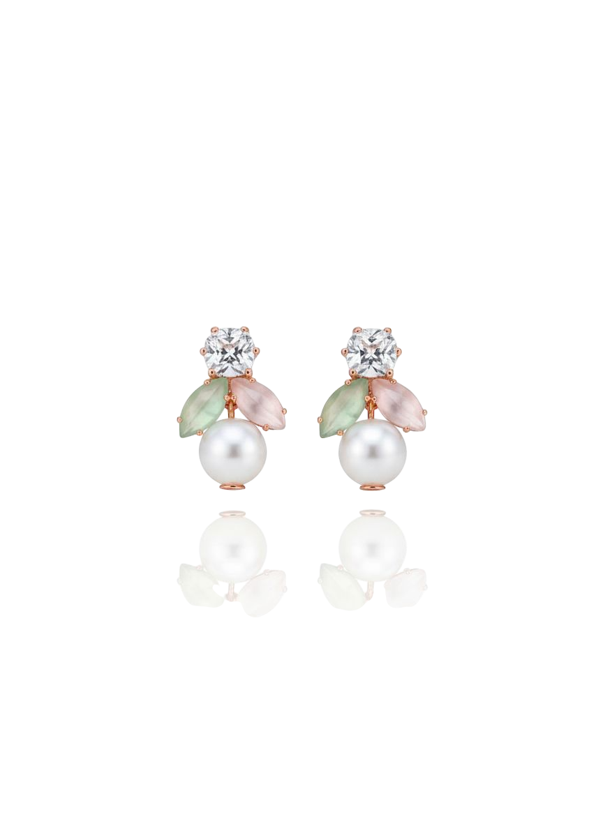 Golden Harmony Earrings - Premium Artificial Jewellery by Blingish