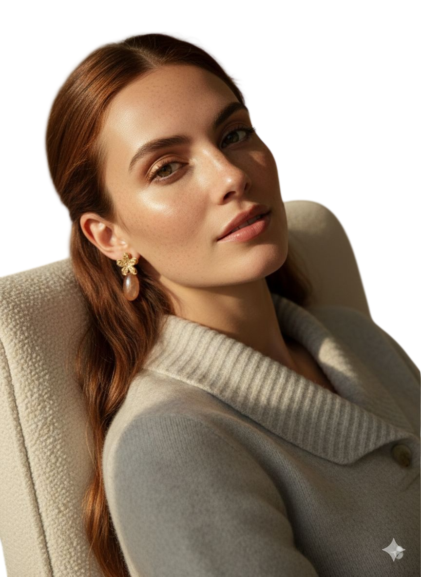 Majestic Swirl Earrings view 2