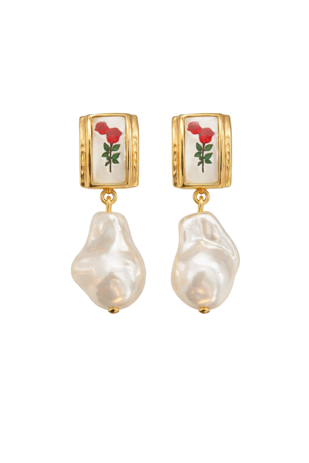 Golden Majesty Hoops - Premium Artificial Jewellery by Blingish