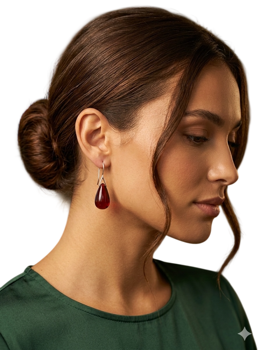 Silver Mist Studs view 2