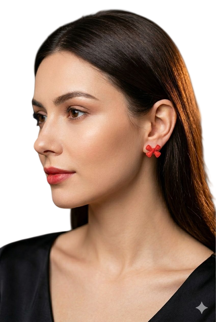 Velvet Petal Earrings view 2