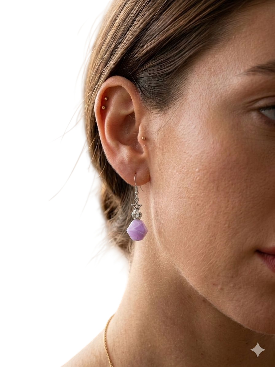 Celestial Whisper Hoops view 2