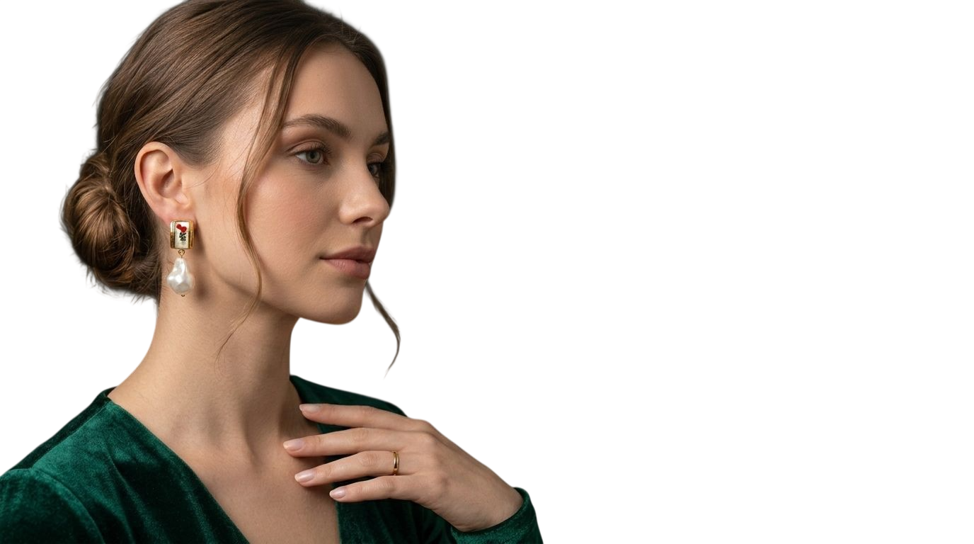 Golden Majesty Hoops view 2