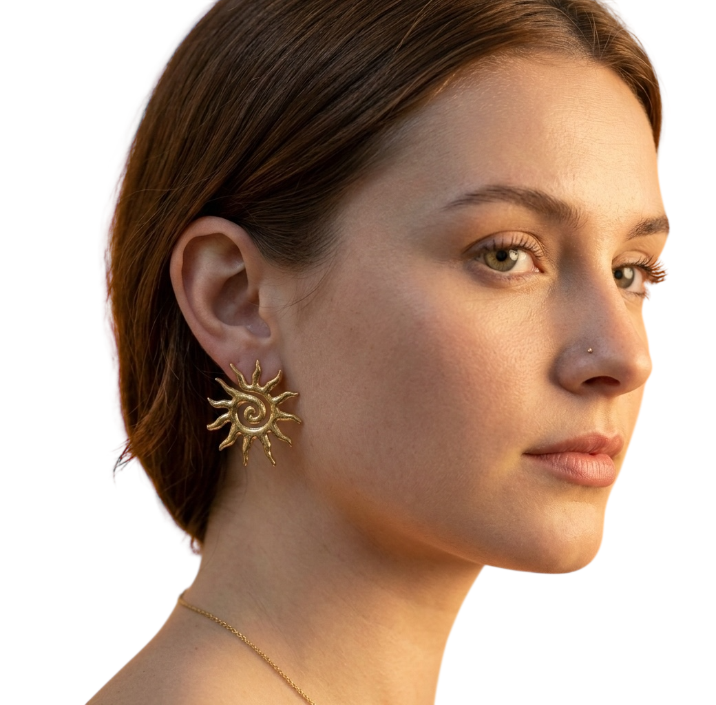 Solar Flare Earrings view 2