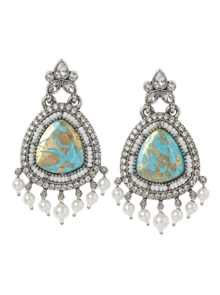 Opaline Dream Earrings - Premium Artificial Jewellery by Blingish
