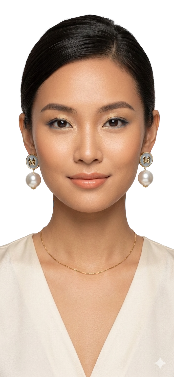 Quartz Crystal Hoops view 2