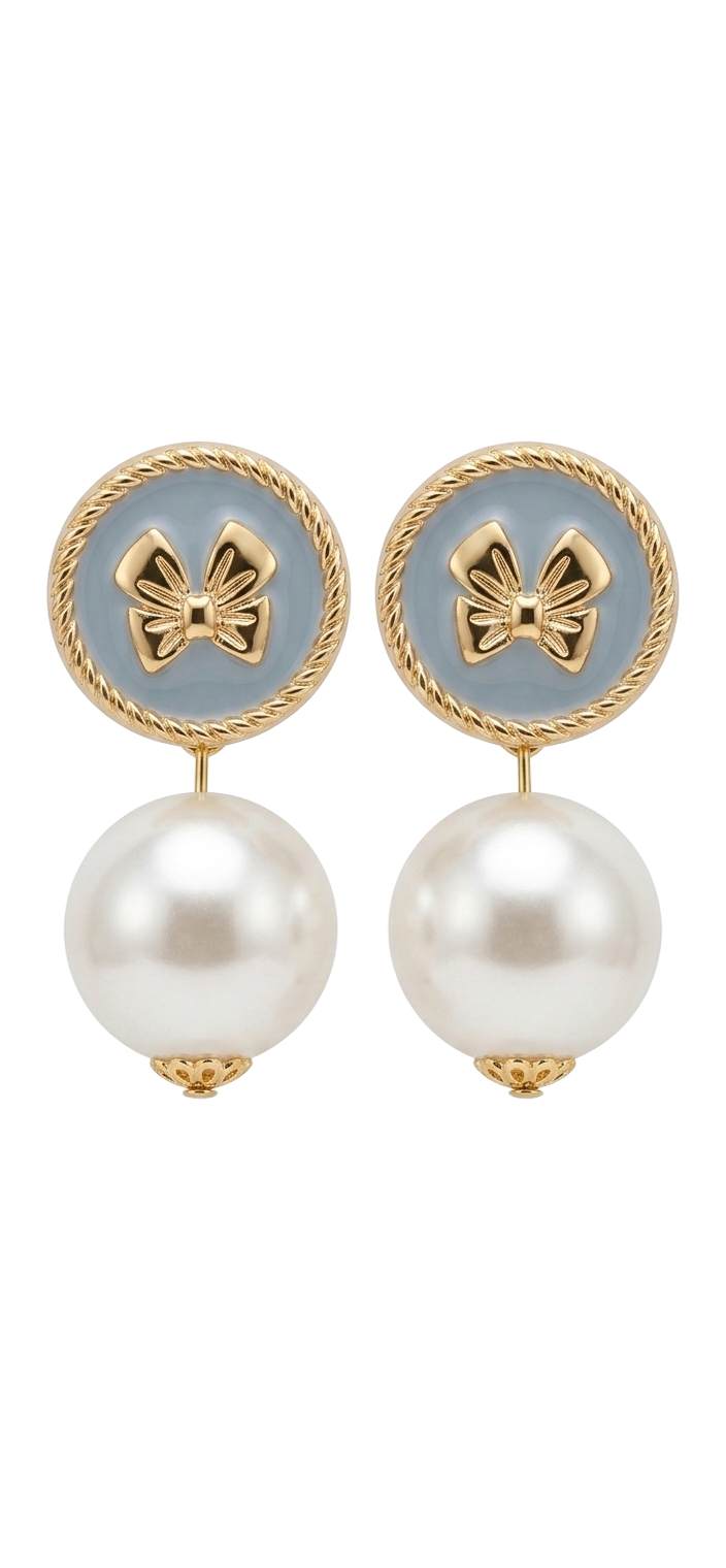 Quartz Crystal Hoops - Premium Artificial Jewellery by Blingish